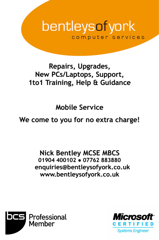 bentleys of york, Stockton on the Forest, near York